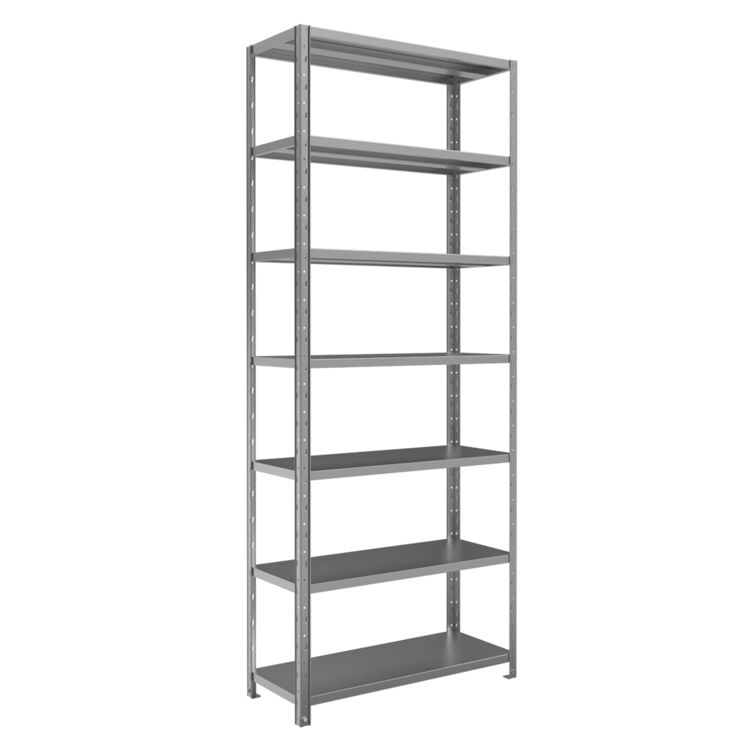 Стелаж металевий FORSTOR Start 2500×1000×400 мм 7 полиць оцинкований